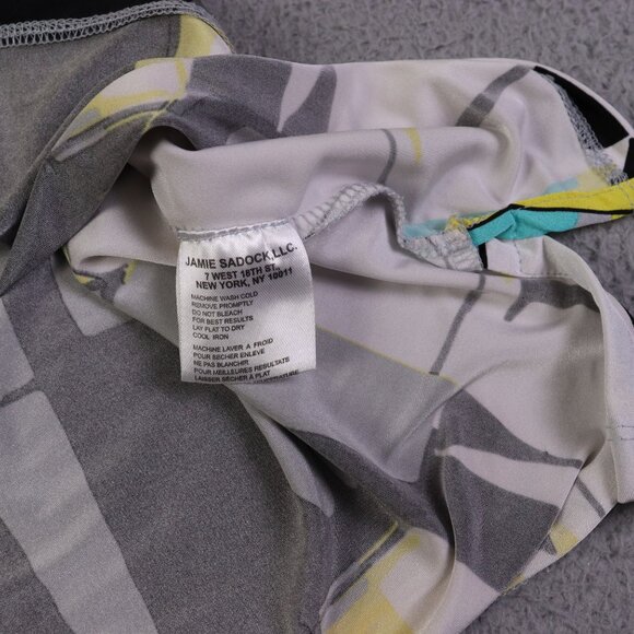 Jamie Sadock Top Womens M Sleeveless Abstract Colorful Tennis Golf Performance - Picture 8 of 12